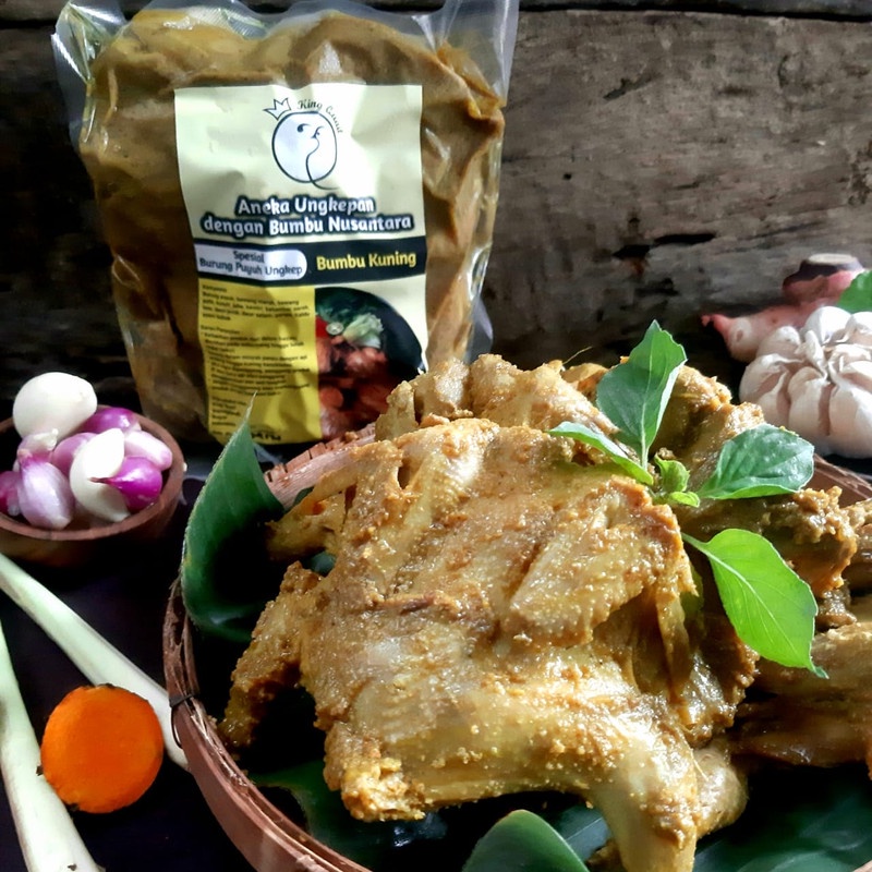 

KingQuail Burung Puyuh Ungkep Bumbu Kuning