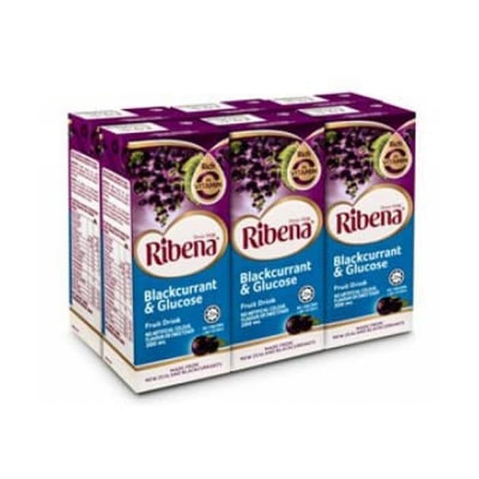 

#HANDCARRY Ribena Fruit Juice Blackcurrant & Glucose 6sX200ml - UFOHCR1543