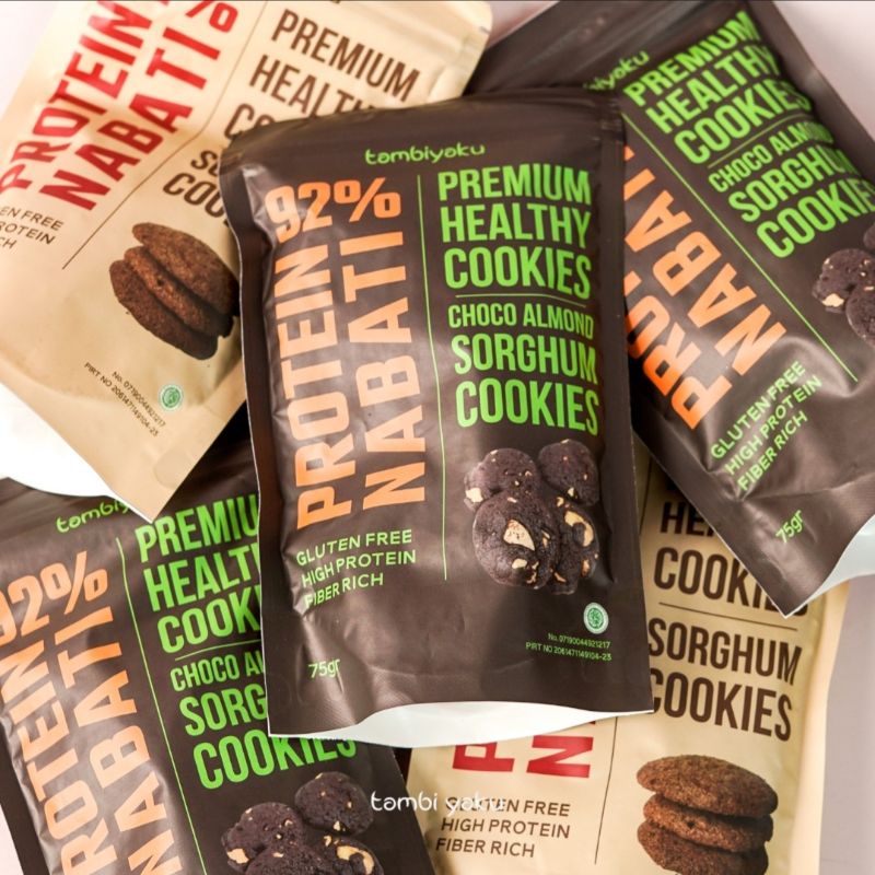 

Cookies Shorgum Biskuit Camilan Makanan Ringan Sehat Tinggi protein dan Serat