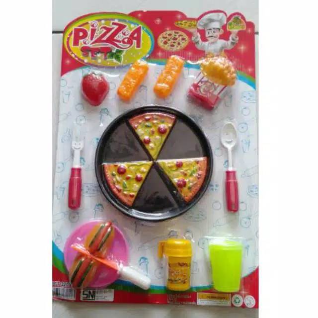 Mainan Masak Masakan Pizza Set