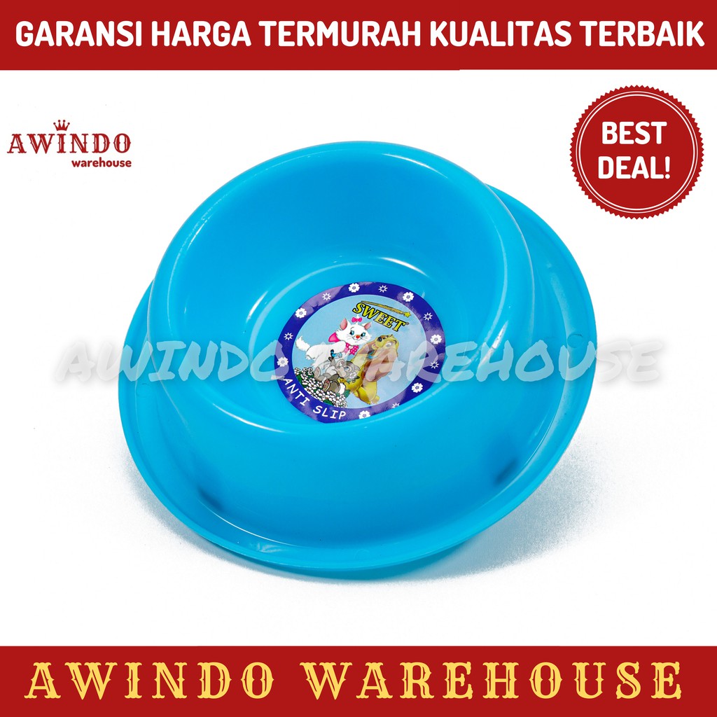 PLATE 07 - Tempat Piring Pakan Minum Makan Kucing Anjing Kelinci Hamster Anti Slip Anti Semut