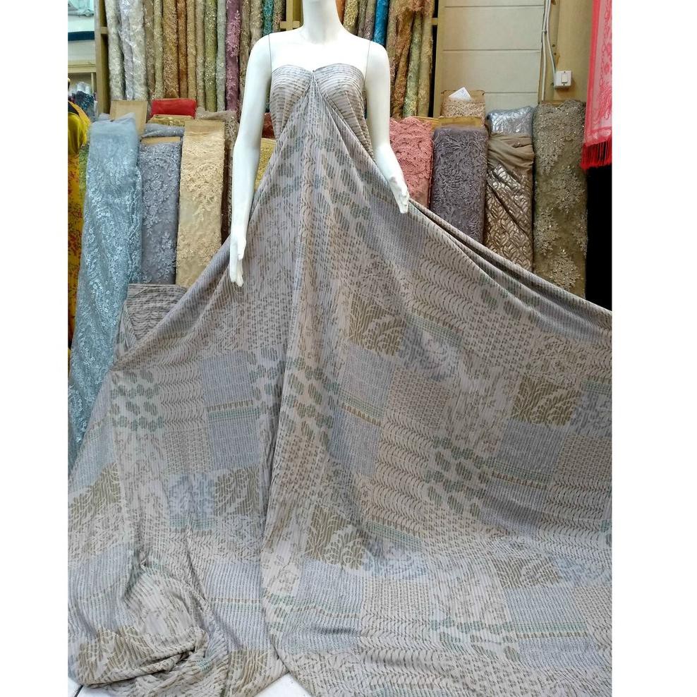 {T10 LKI126} Lila tekstil.....KAIN RAYON VISCOUSE MOTIF (HARGA PER 0,5 METER) {CODE YM195}