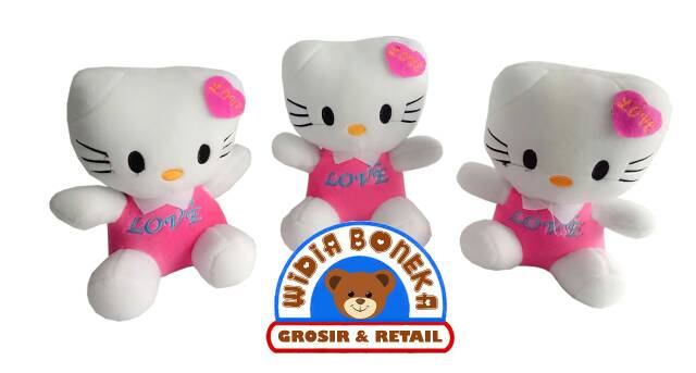 Boneka Beranak Hello Kitty Love Duduk