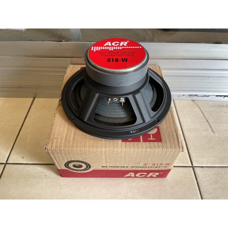 Speaker 8” 8 inch ACR 818 W Woofer 200watt Magnet Besar