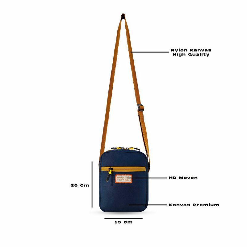 [HEAVY.BAG] SLINGBAG ORIGINAL HEAVY. TAS SELEMPANG . SLINGBAG HEAVY . TAS PRIA HEAVY . SLINGBAG MINI