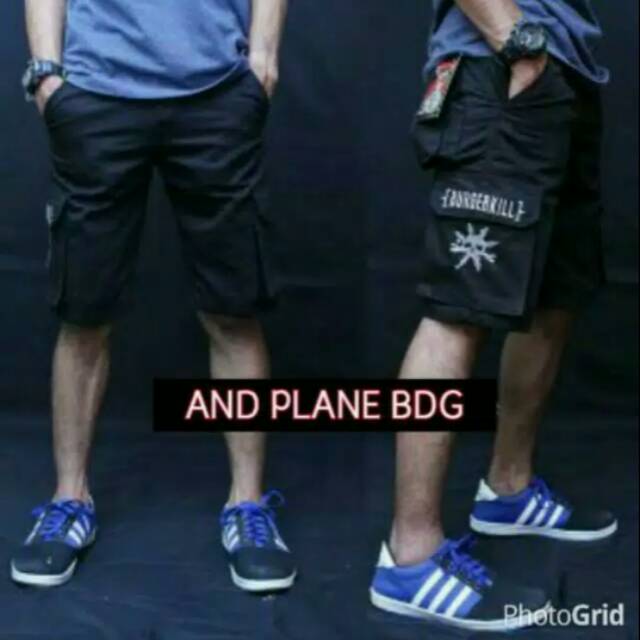 Celana Cargo pendek Music Metal Bugerkill