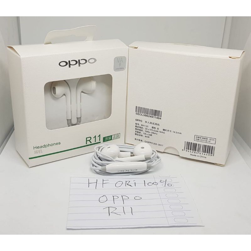 HEADSET OPPO ORIGINAL 100 %