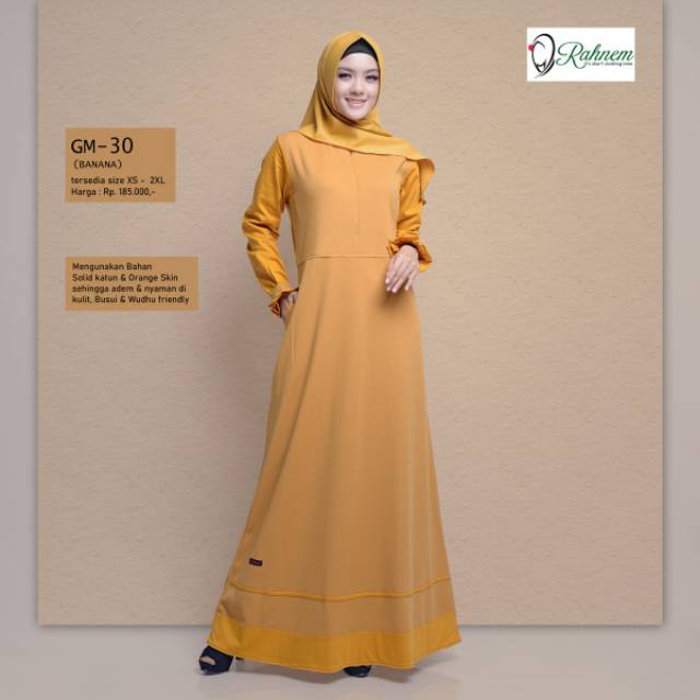GM-30 Banana by Rahnem#Gamis Rahnem#produk Ori Rahnem