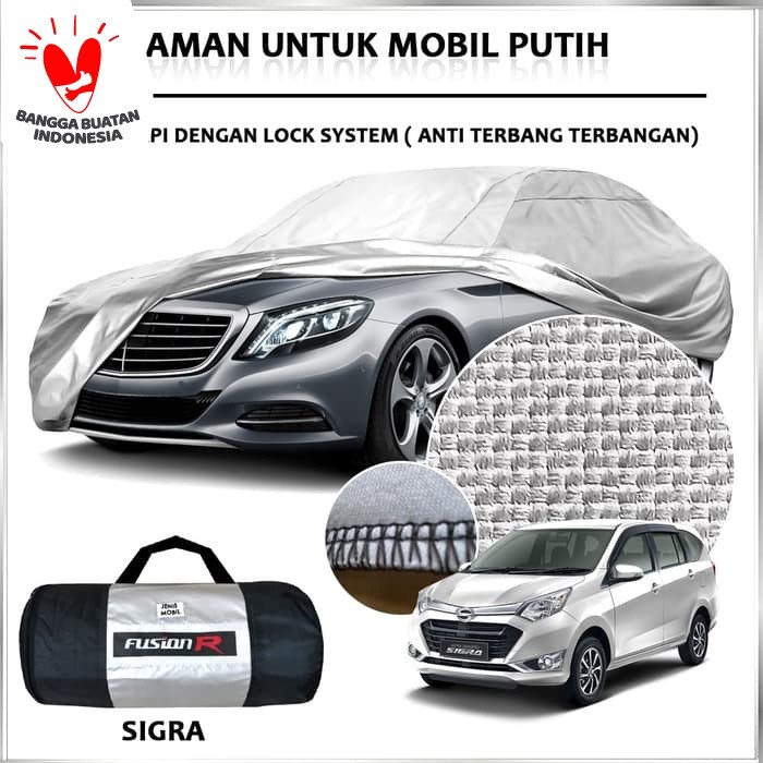 Cover Mobil SIGRA Body Cover Mantel Mantol Selimut Sarung Penutup Anti Luntur Anti Panas Anti Air