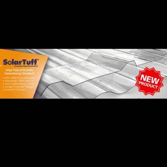 Solartuff Polycarbonate Gelombang Trimdeck