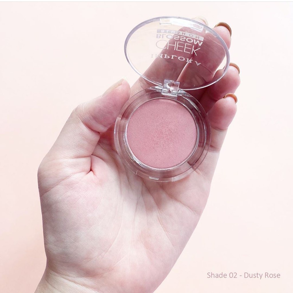 `ღ´ PHINKL `ღ´ ɪ ᴍ ᴘ ʟ ᴏ ʀ ᴀ Implora beauty blush on perona pipi warna cerah tahan lama padat kosmetik original