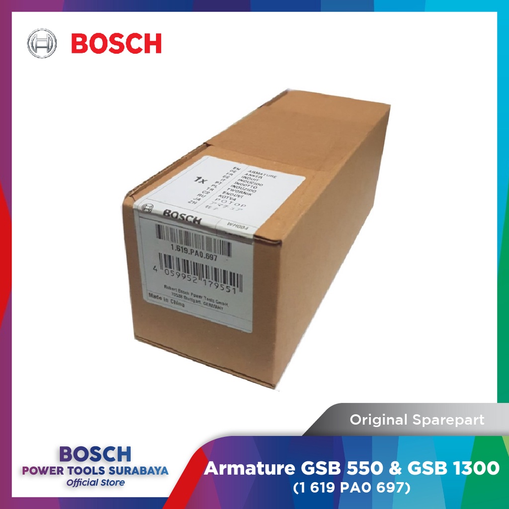 Original Anker Bosch Armature GSB 550 & GSB 1300