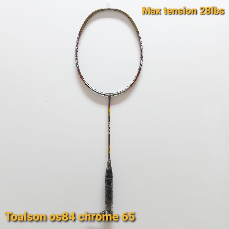 RAKET BADMINTON TOALSON OS 84 CHROME 65 ORIGINAL