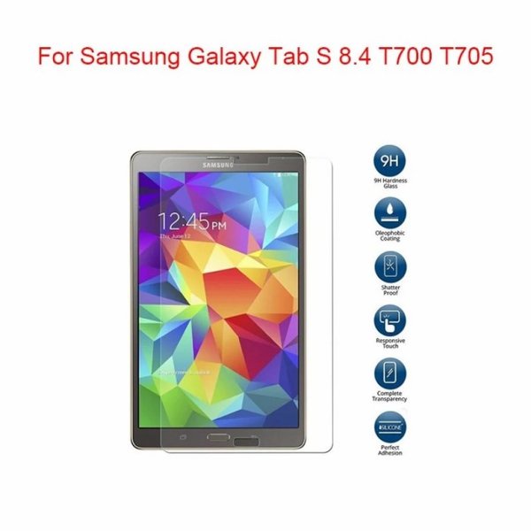 SAMSUNG TAB S 8.4 T705 TEMPERED GLASS SCREEN PROTECTOR ANTI GORES