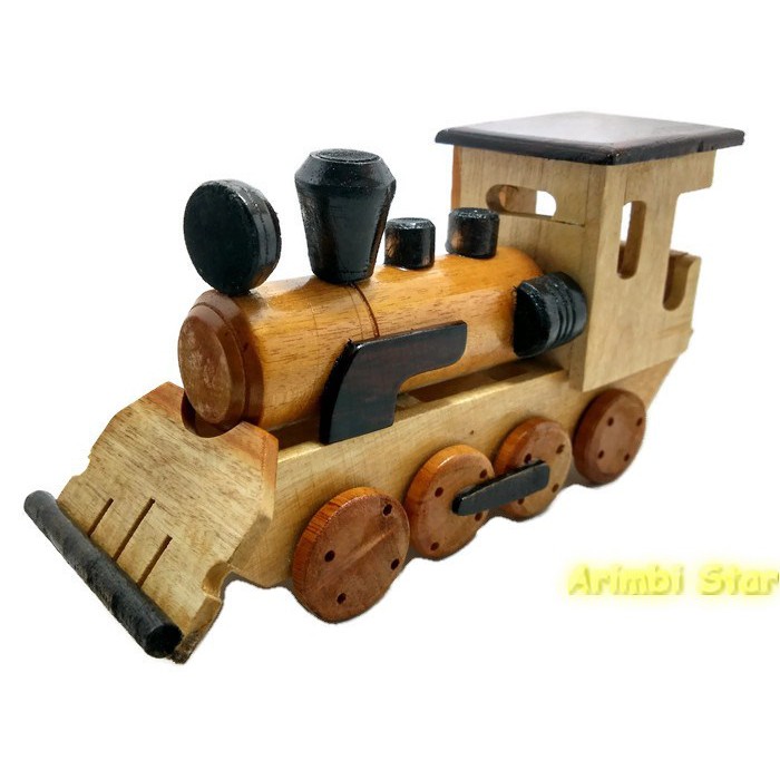 Miniatur Kayu - Lokomotif T