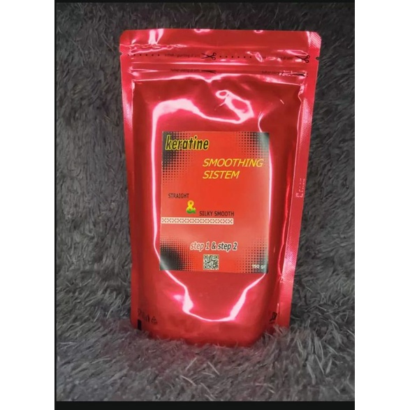 Pelurus Rambut Permanen Keratin Smoothing 2-Step