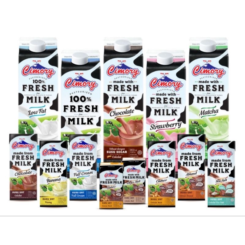 CIMORY UHT FRESH MILK (1 PC) 125ML &amp; 250ML