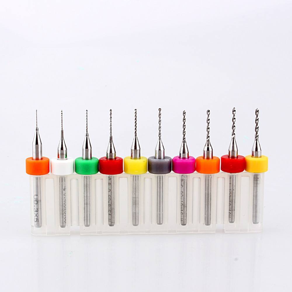 Mata Bor Micro cnc pcb Tungsten carbide micro drill bits 10pcs