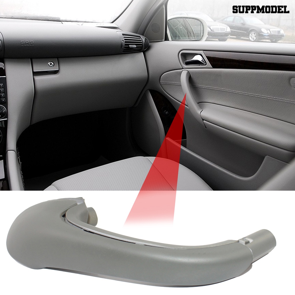 Suppmodel Gagang Pintu Depan Kiri / Kanan Anti Gores Portable Mudah Dipasang 20381016517376 20381015517376 Casing Untuk Mercedes-Benz W203 03-07