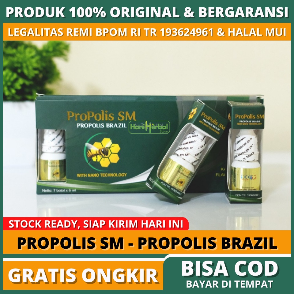 1 OBAT SALEP EKSIM, GATEL, KORENG, BOROK KARENA BAKTERI, BOROK DI SELANGKANGAN, BOROK DI KEPALA, OBAT BUDUG OLES ALAMI, OBAT BUDUG DI KAKI, OBAT PENGHILANG BEKAS KORENG - PROPOLIS SM BRAZIL 6 ML-6