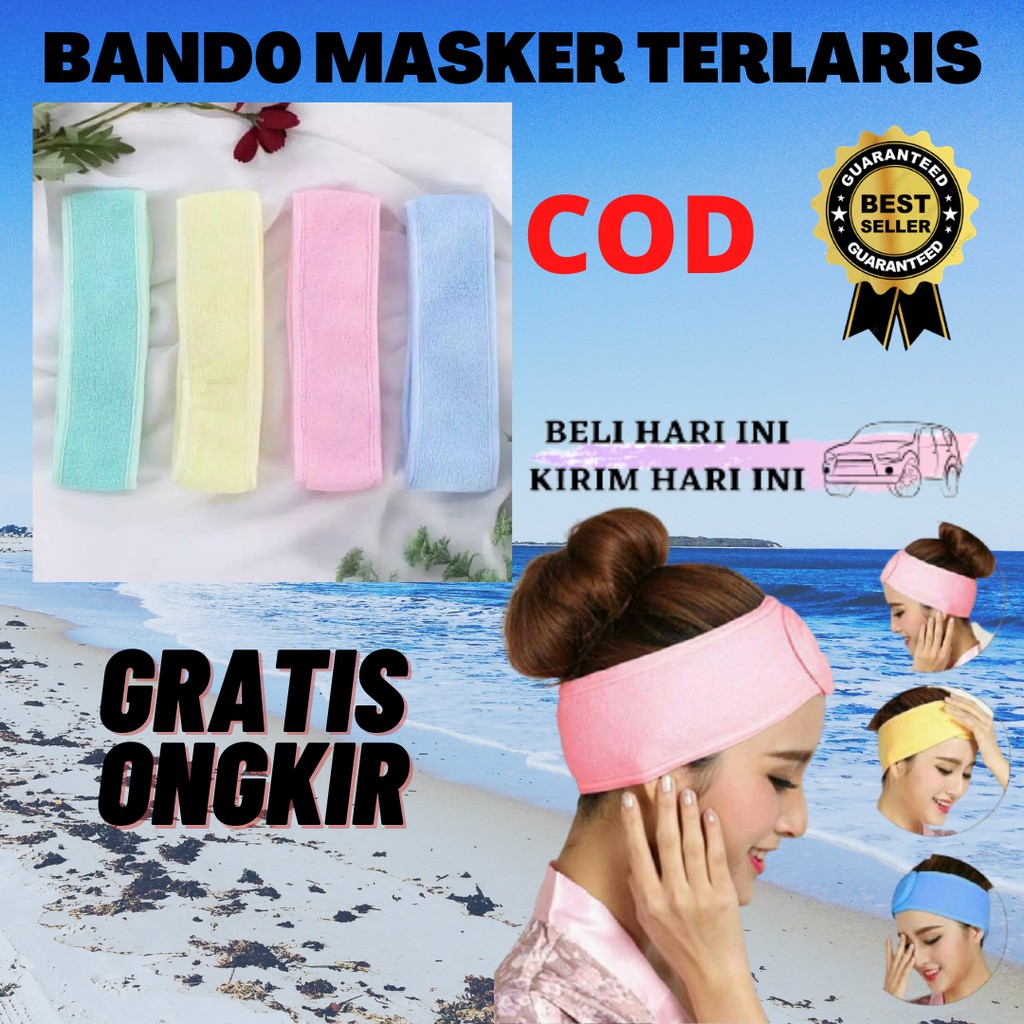 (TERMURAH) BANDO MASKER, BANDO KOREA, MASKER, BANDO MURAH, BANDANA, HEADBAND, BANDO FACIAL, BANDO