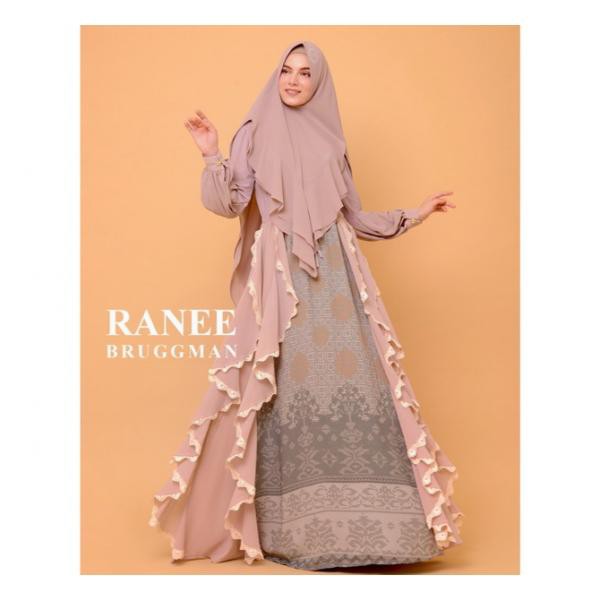 KHANSA By RANEE BRUGGMAN, SET SETELAN DRESS Maxy Panjang Khimar Panjang GAMIS SYARI Premium LIMITED 