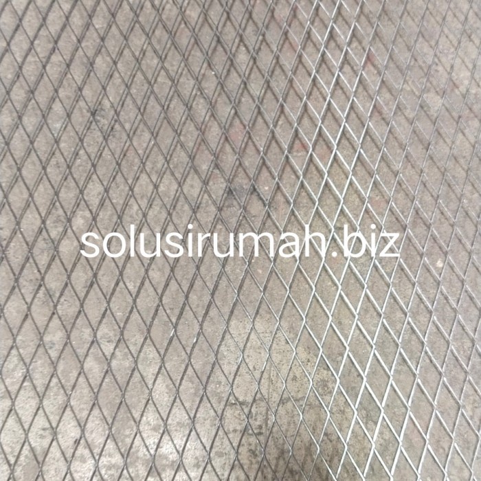 KAWAT MESH EXPANDA CUSTOM /100cm 16x38mm BESI HITAM EXPANDED METAL