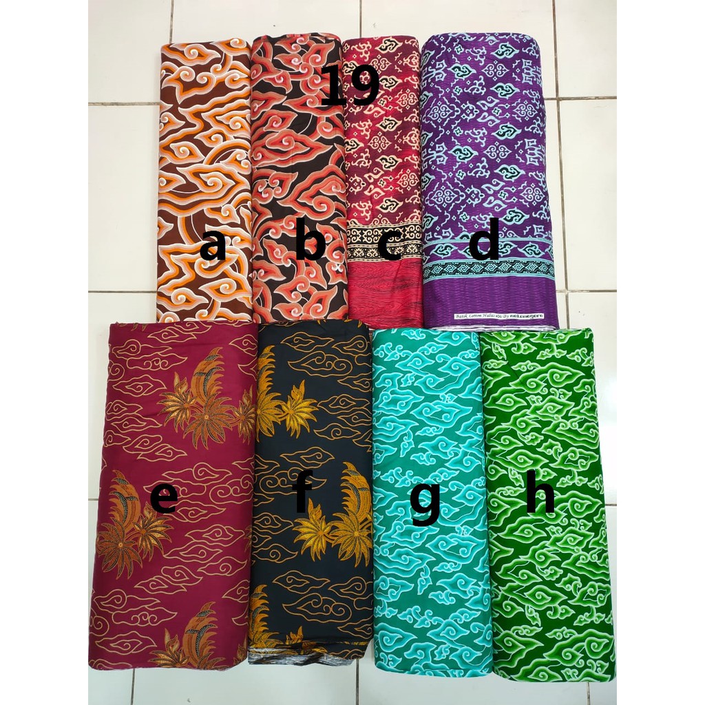 BAHAN BATIK METERAN