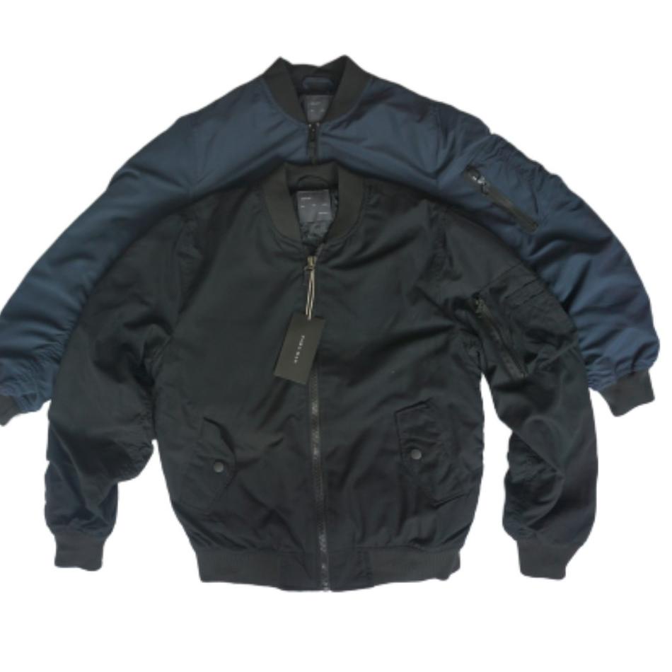 Ready 7IN8V Jaket Bomber Zara Man Original Black Navy Olive Made by Garment Zara Man Indonesia 95 Be