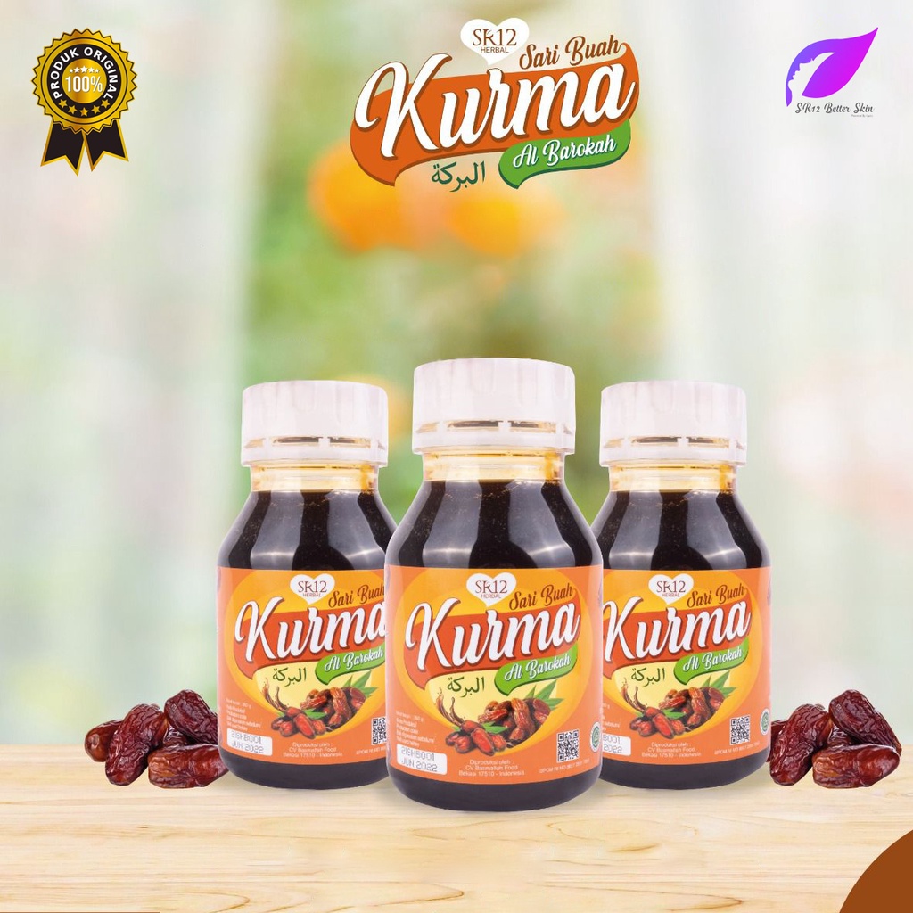 

[ORIGINAL] SARI BUAH KURMA | SR12 HERBAL/HALAL/PREMIUM