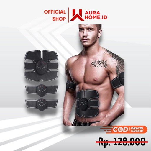 Alat Stimulator Terapi EMS Otot Six Pack Muscle Stimulator / Alat Terapi Perut Buncit Sixpack / Peng