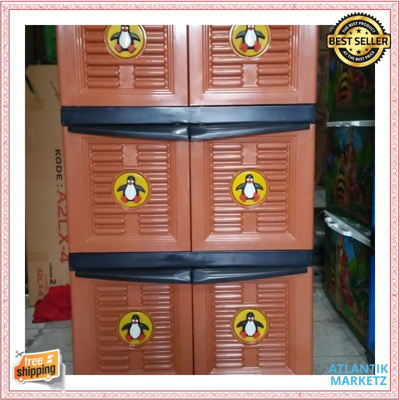 Lemari Plastik/ lemari pakaia plastik / laci plastik SUSUN 3