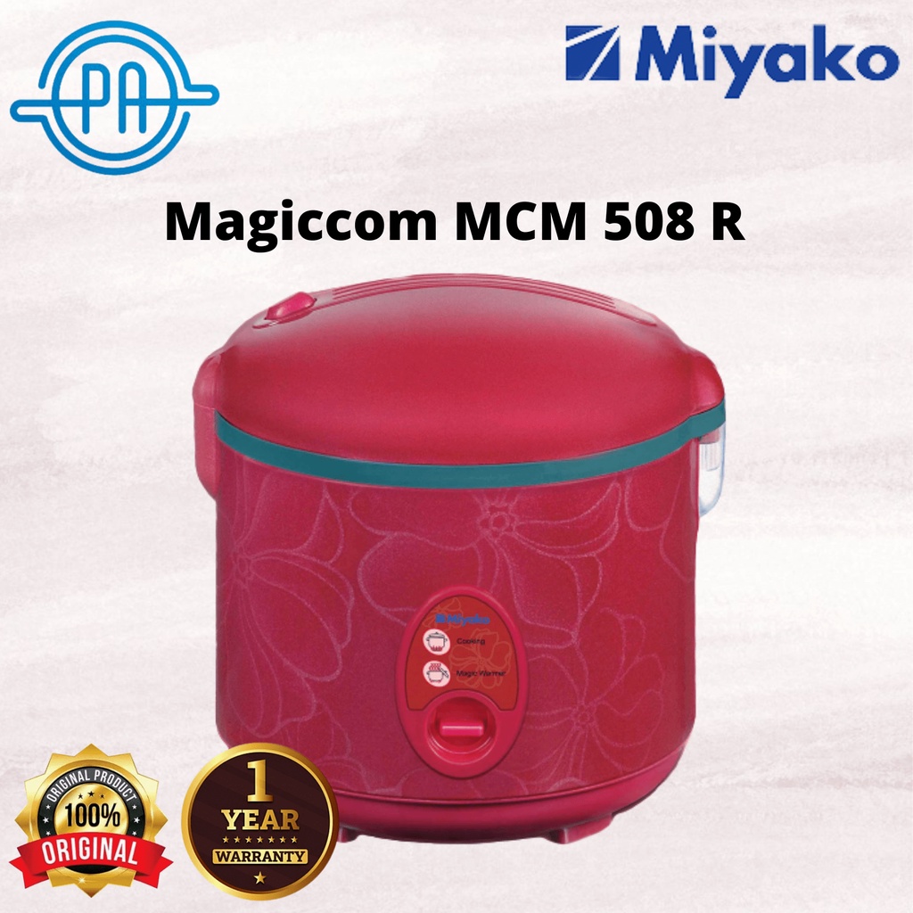 Magiccom Rice Cooker Miyako MCM 508 R Merah 3in1 1.8 Liter