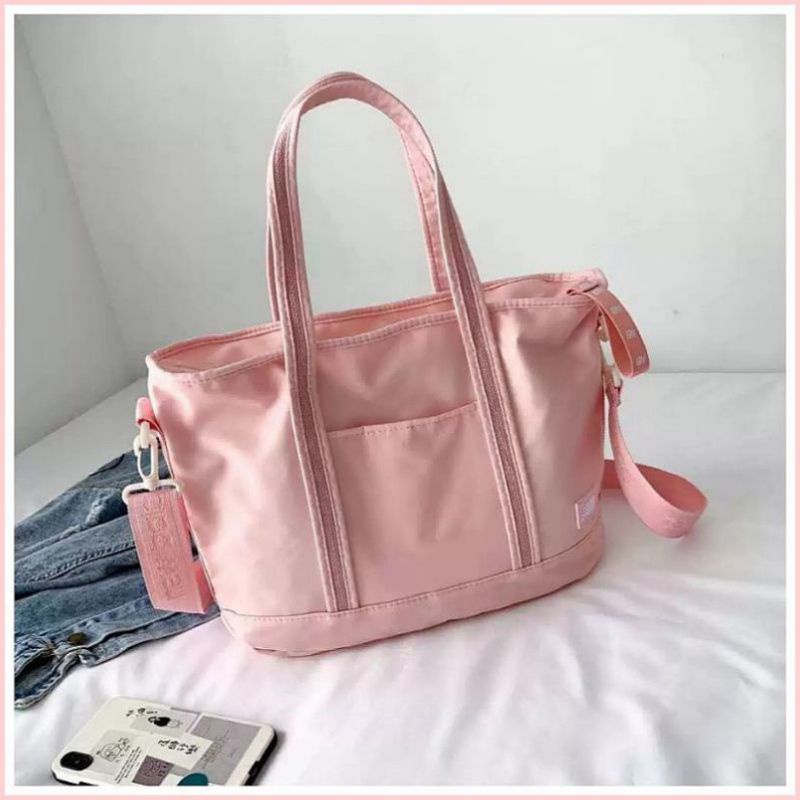 Tas Bahu Fashion Import ( Shoulder-Bag ) NEW BALANCE Core Tote Bag . Kode : B68073