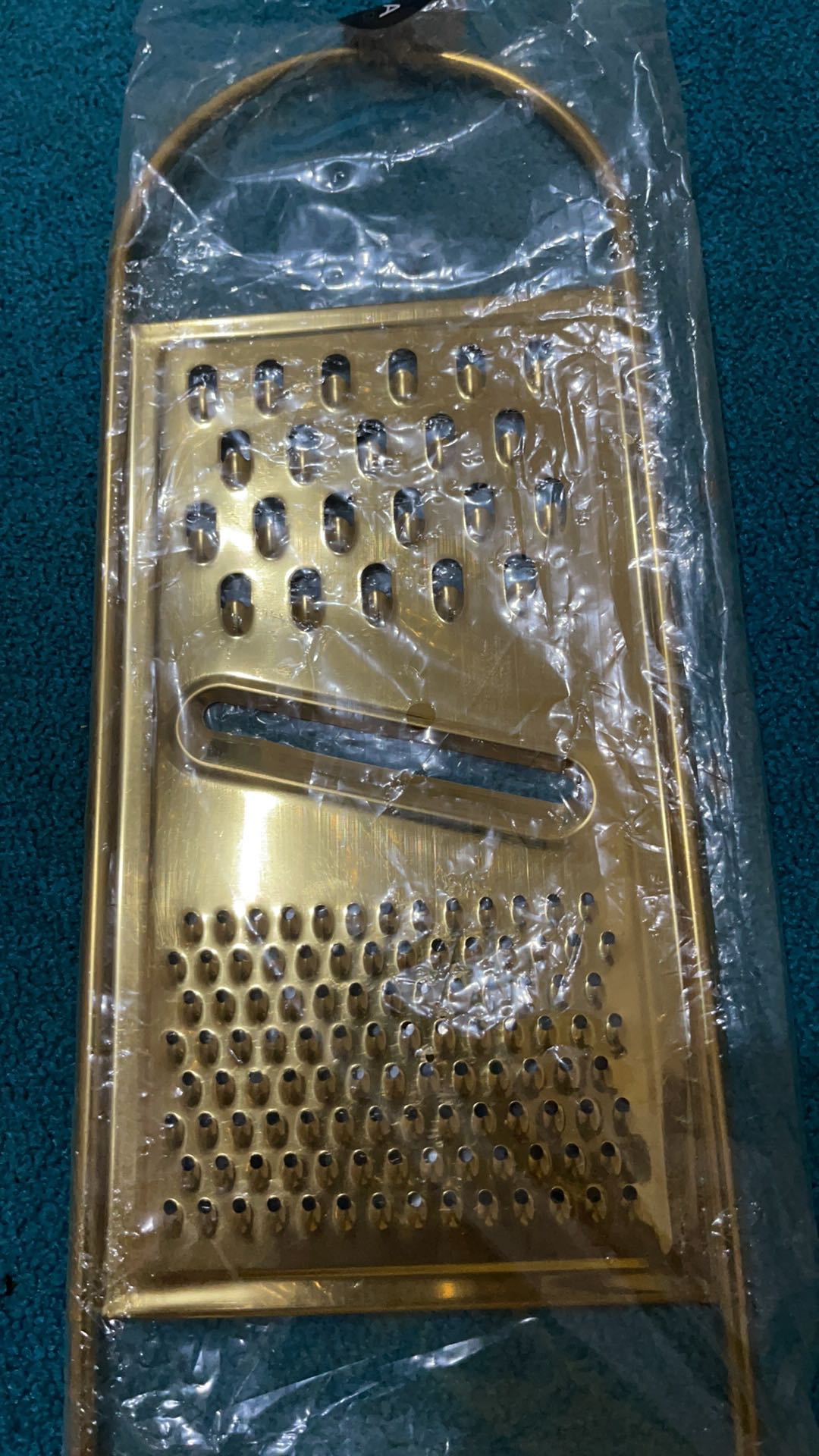Parutan Keju Emas Silver Stainless Serbaguna / Alat Masak Dapur Cheese Grater Gold Silver Import