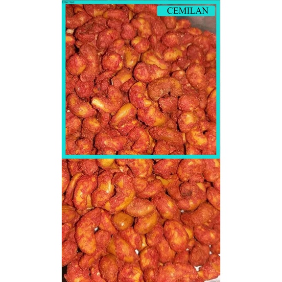 

cemilan Kacang Mede Pedas Cabe Goreng 500gram