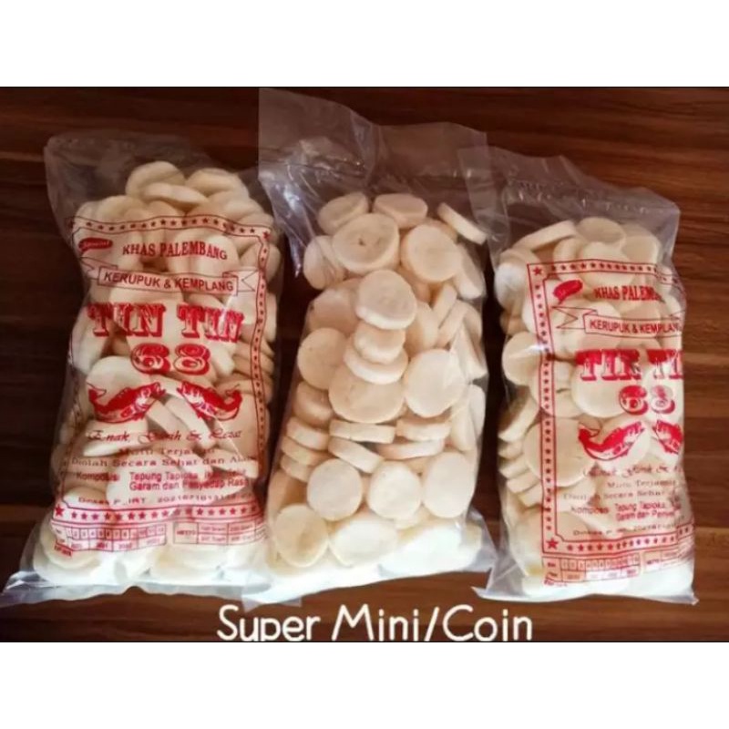 

KRUPUK SUPER MINI/KOIN 250gm/KRUPUK RASA IKAN
