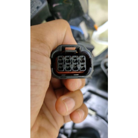 soket honda mobilio soket lampu mobilio soket 8 pin