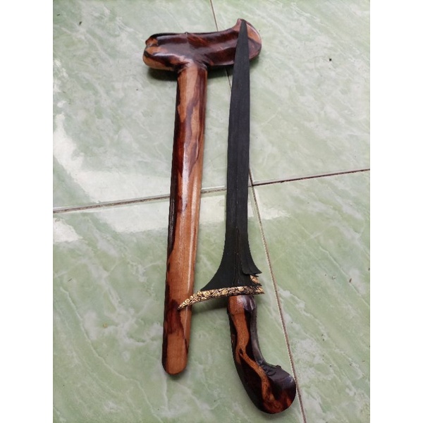 keris pasopati , kinatah sepuh emas