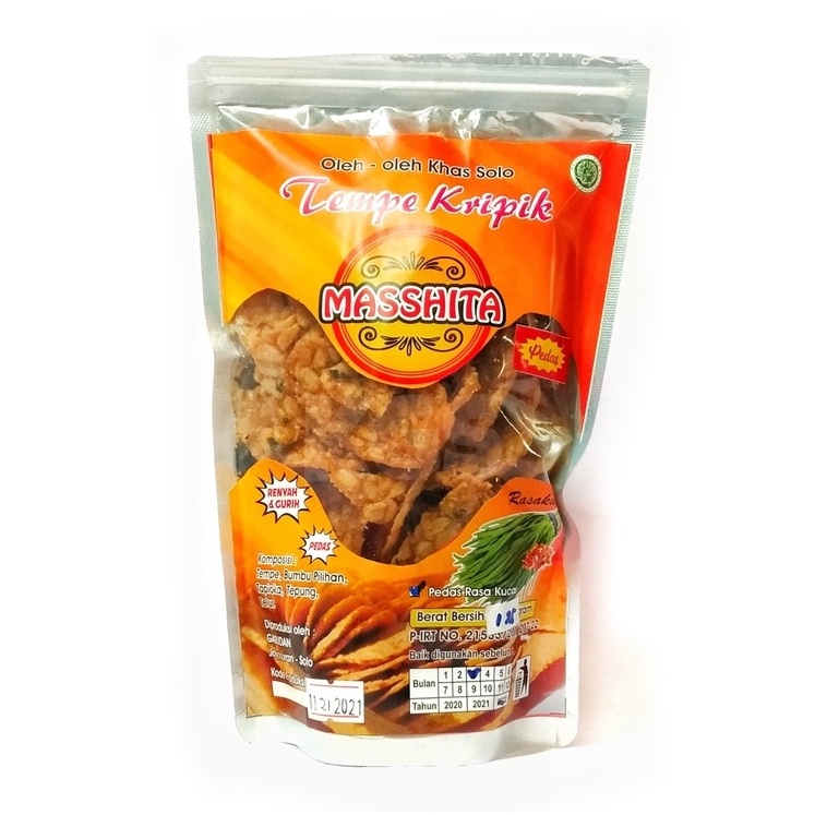 

KERIPIK TEMPE KRIPIK TEMPE MASSITA 170GR ENAK GURIH KHAS SOLO