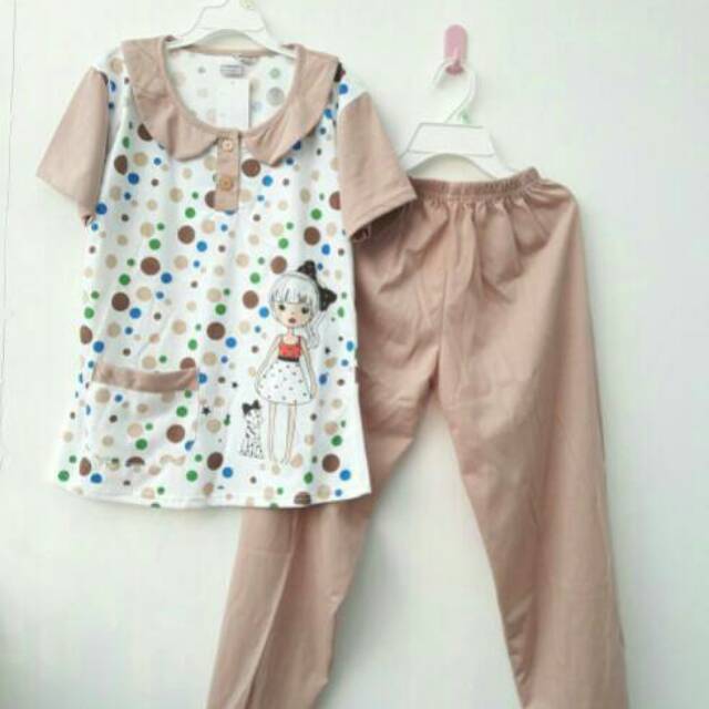 Piyama Anak/Baju Tidur Setelan Anak Perempuan sd s/d 10 Tahun