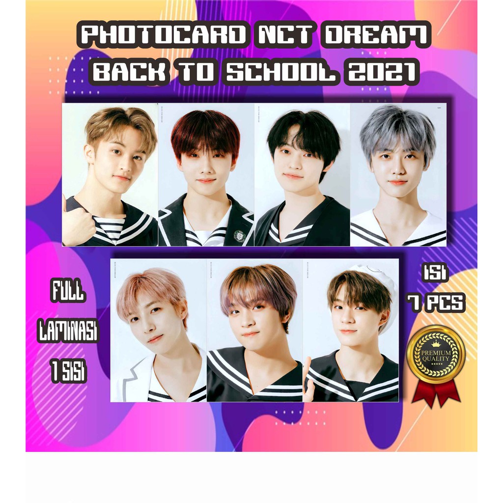 PHOTOCARD NCT DREAM BACK TO SCHOOL 2021