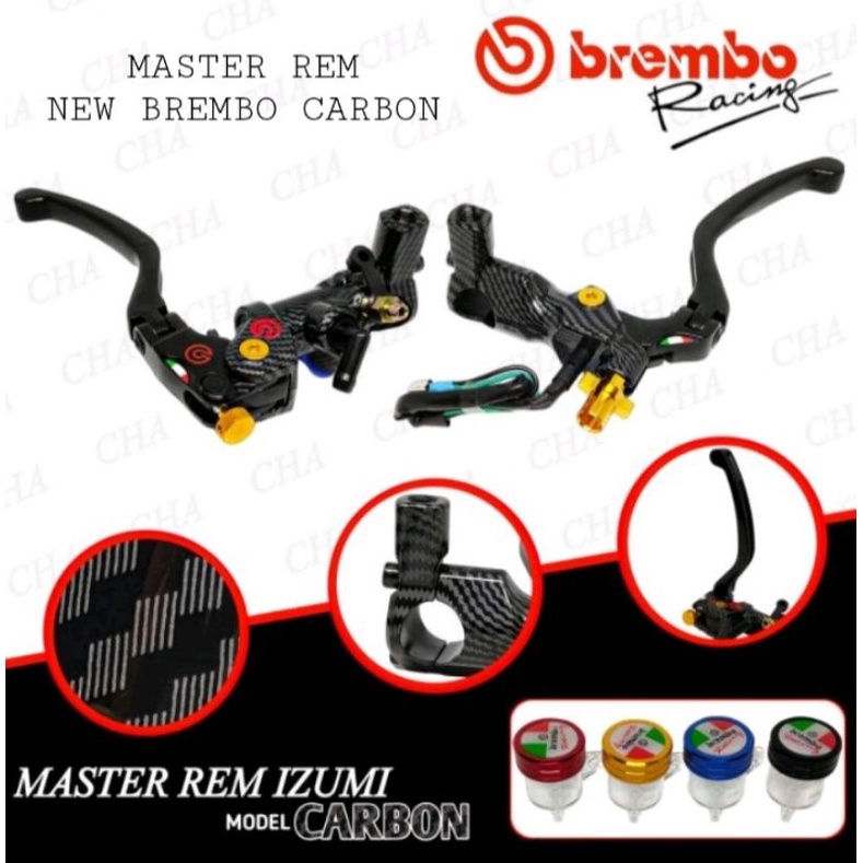 MASTER REM SET KIRI/KANAN IZUMI CARBON VIXION MX KING RX KING NINJA R RR R15 V2 V3 SATRIA FU DILL