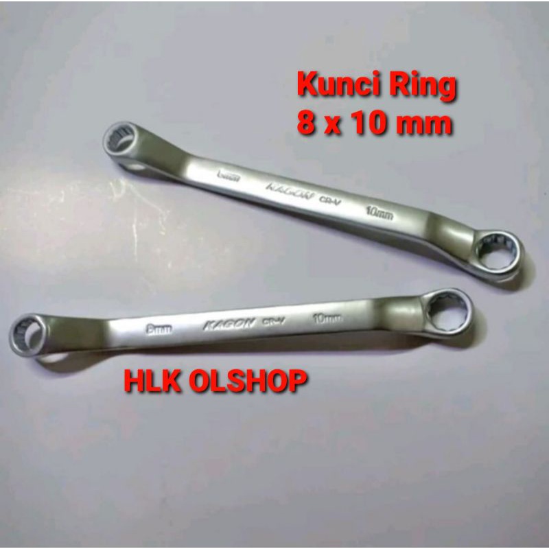 kunci ring 8 × 10 mm kagon kunci double ring 8 × 10