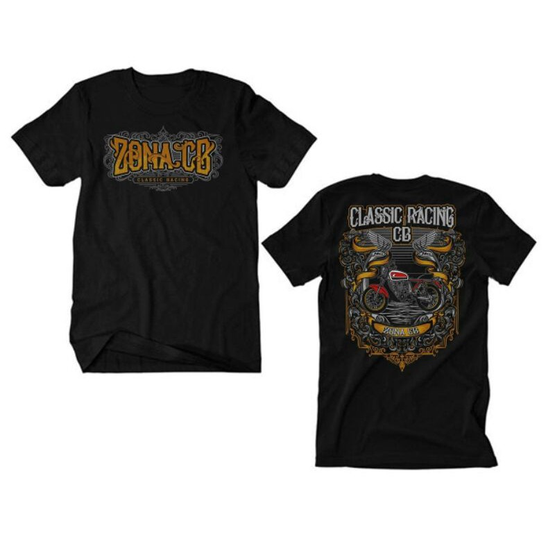 KAOS CB RACING / KAOS ZONA CB ORIGINAL / CLASSIC RACING / GL 100 MEGAPRO TIGER INDONESIA / HONDAGANK