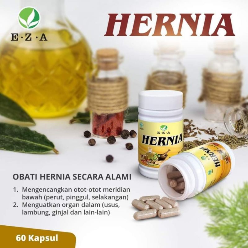 Kapsul Hernia Eza - Obat herbal turun berok