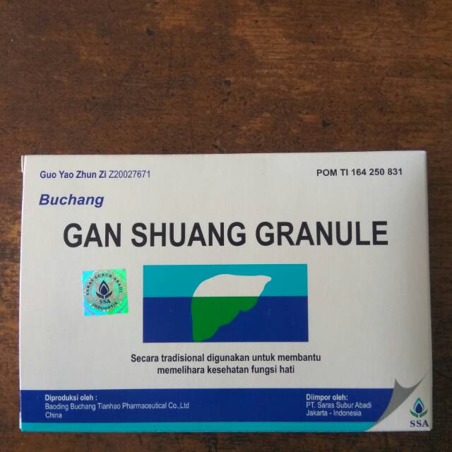 Obat Hati dan Limpa "Buchang Gan Shuang Granule"