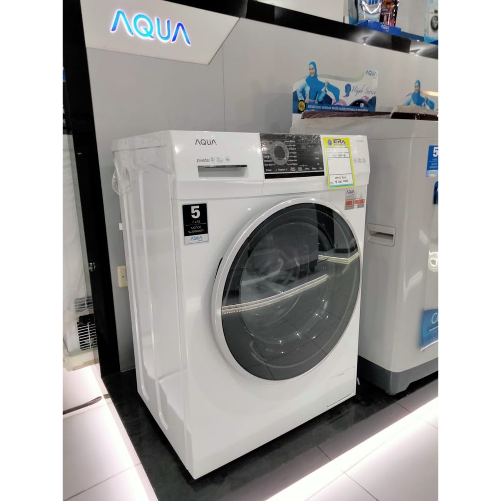 Mesin Cuci Aqua Front Load FQW 700829 1 tabung 7 kg Bergaransi Resmi