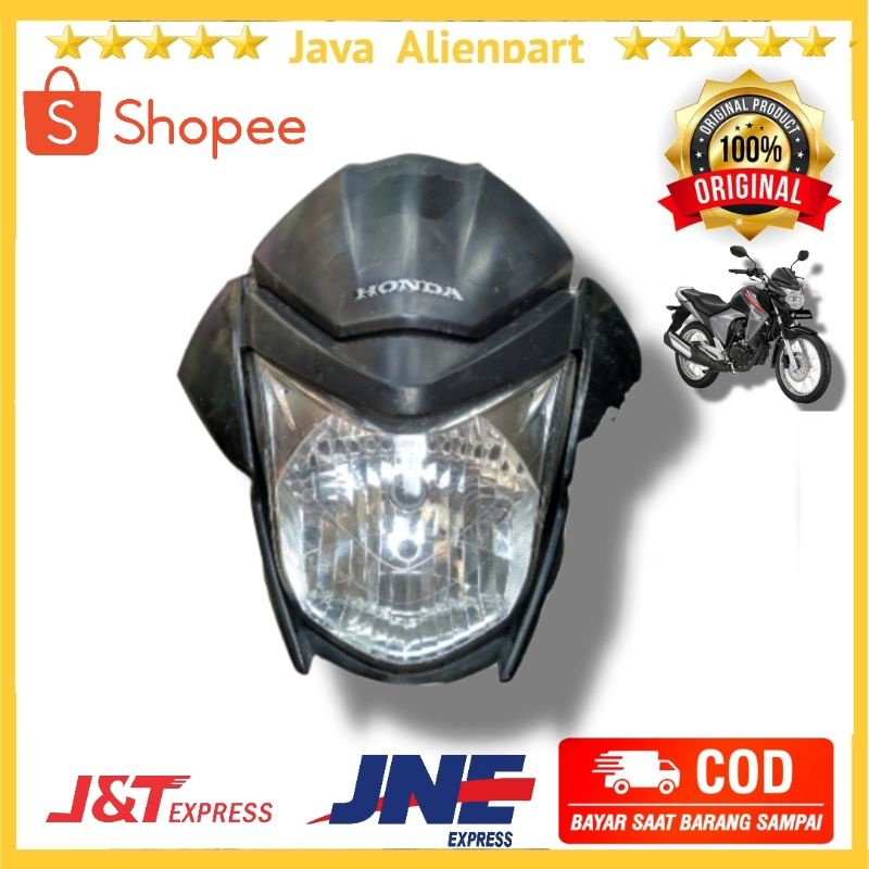 Headlem Honda Megapro Mono Original Copotan Set Lampu Reflektor