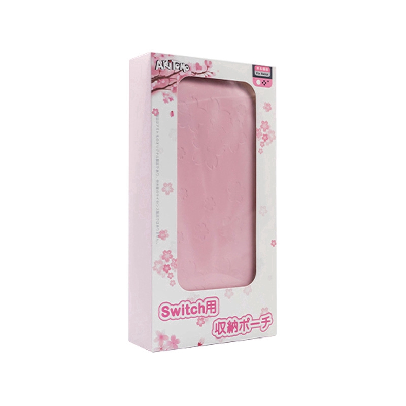 Pelindung Layar Tempered Glass Motif Bunga Sakura Warna Pink Untuk Nintendo Switch